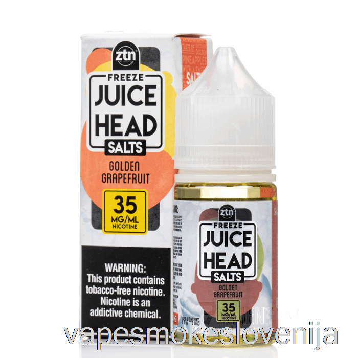 Vape Slovenija Freeze Golden Grapefruit - Juice Head Salts - 30ml 35mg